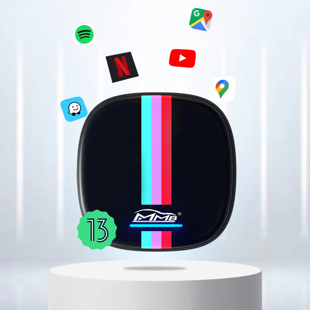 Modul Android box versiune 13.0 pentru BMW pentru redare video, youtube, netflix  Carplay, Android Auto TV [1]