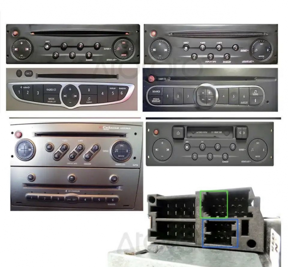 Modul Bluetooth 5.0 pentru muzica MP3, 6 si 8 pini Aux In Renault Clio, Espace, Kango, Laguna, Megane, Scenic, Trafic, Twingo,  Modus 2005-2011 12 V DC Negru [4]