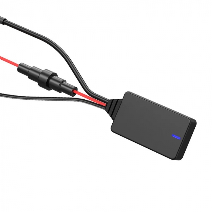 Modul Bluetooth 5.0 pentru muzica si apeluri , compatibil Mercedes-Benz, mufă 12 pini, AUX IN activ, Negru, 12V DC [3]
