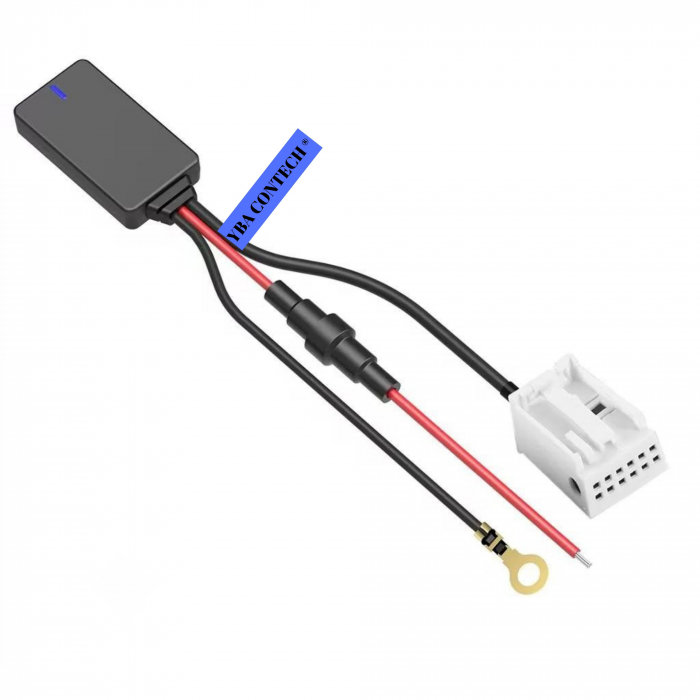 Modul Bluetooth audio 5.0, 12 pini AUX IN pentru muzică, compatibil cu VW, Audi, Skoda, SEAT – RCD 310, RCD 510, RNS 510, Audi Symphony, Bolero [1]