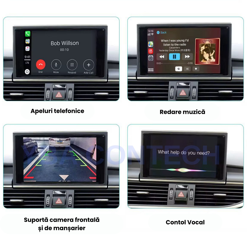 Modul CarPlay/Android Auto dedicat, compatibil cu Audi A8  (2012–2018) [4]