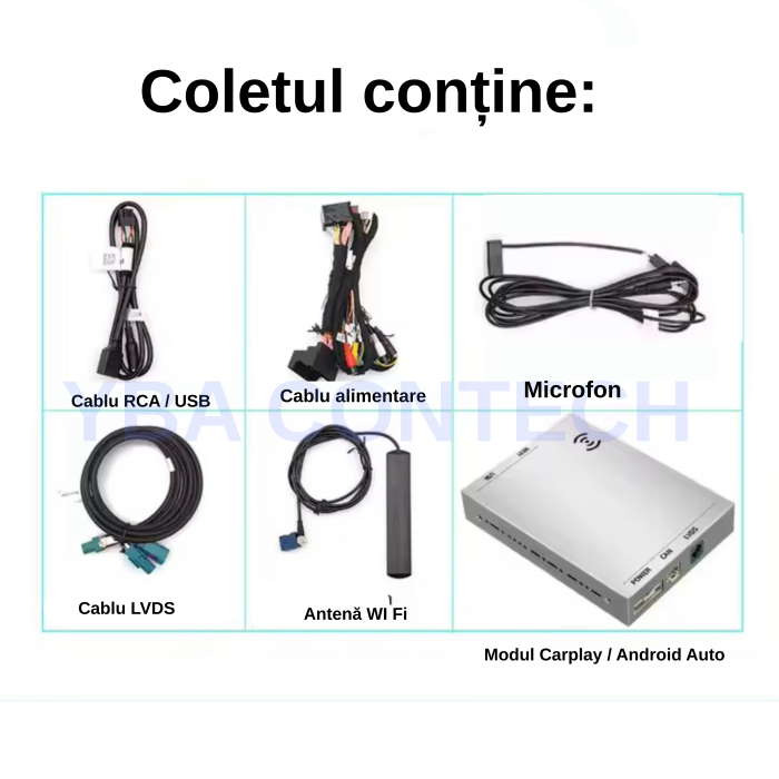 Interfață Carplay, Android Auto  Wireless Audi  A1, Q3 [3]