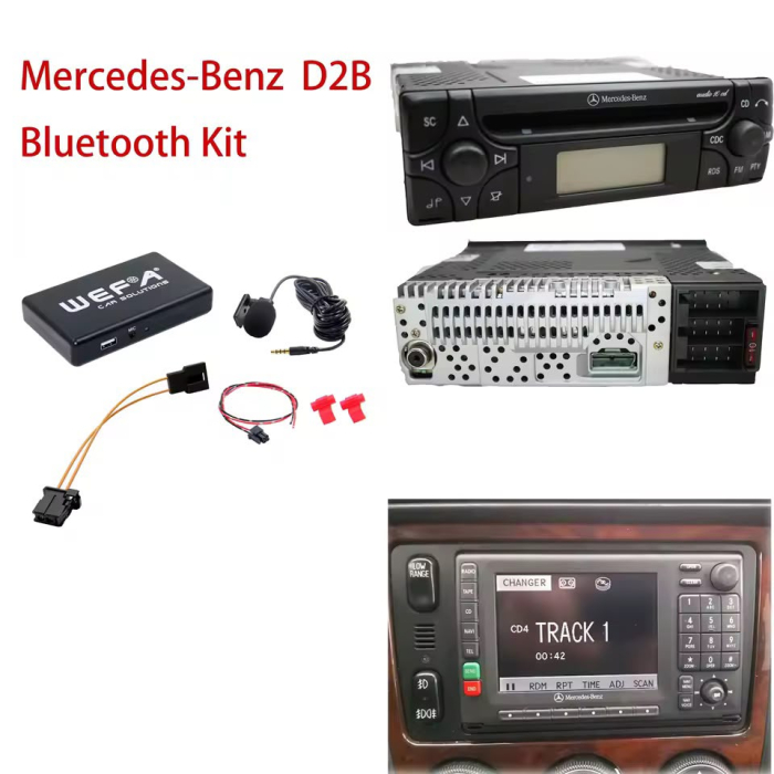 Modul USB Bluetooth D2B pentru muzica si apeluri  Compatibil cu Mercedes-Benz Audio 10 / Audio 30 APS / COMAND 2.0 & 2.5 [2]
