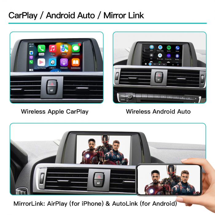 Modul Wireless CarPlay & Android Auto BMW – Compatibil EVO Plug & Play [4]