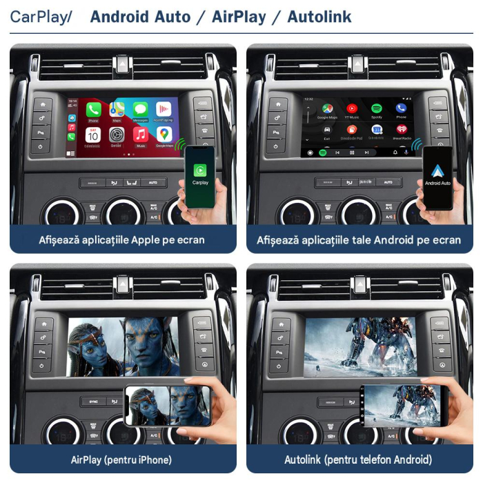 Modul Wireless CarPlay & Android Auto pentru Land Rover / Jaguar – HARMAN [4]