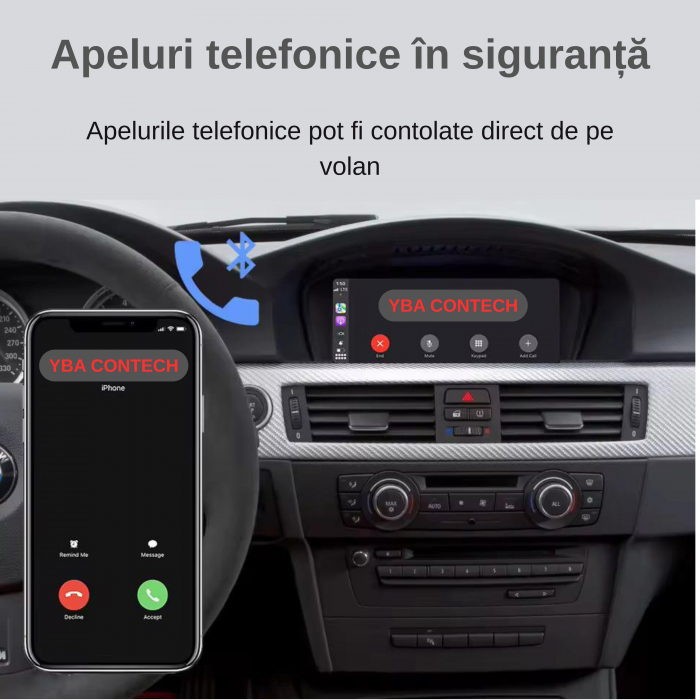 Modul Wireless CarPlay și Android Auto Compatibil BMW iDrive CCC – Plug & Play [3]