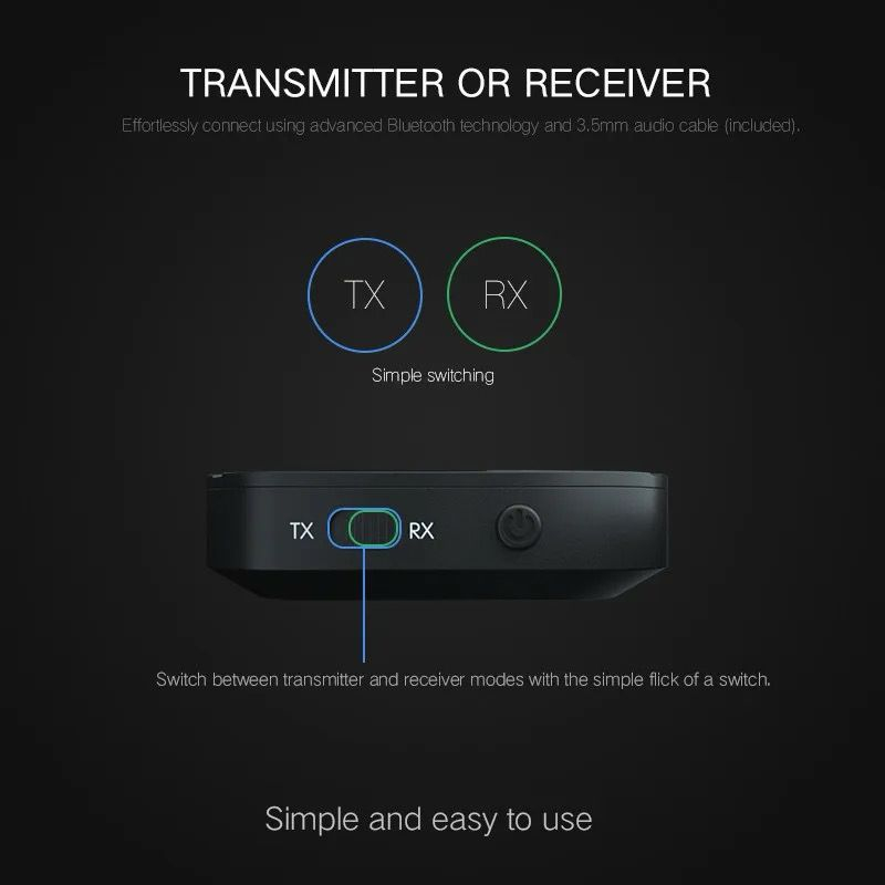 Receptor și Transmitător Bluetooth 5.0 KN319 – 2 în 1, Jack 3.5mm, Universal [4]