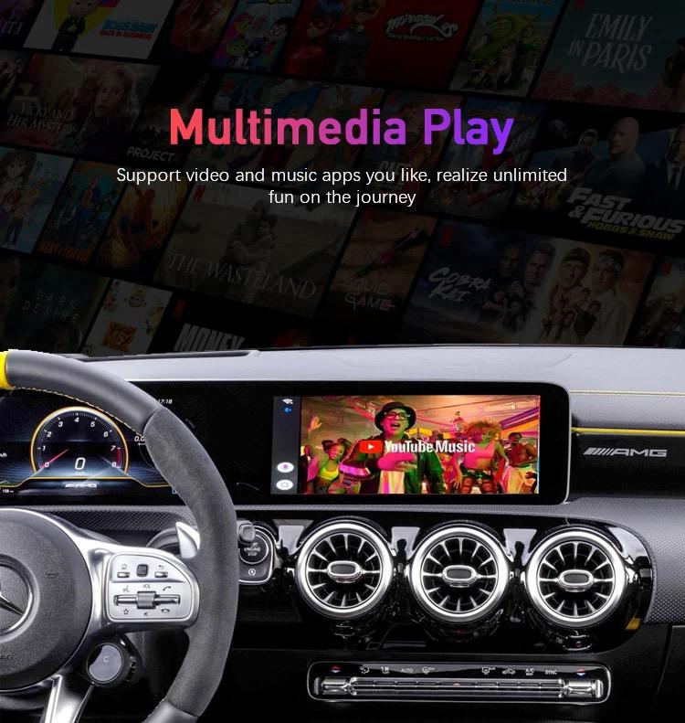 Smart Box Auto Android Wireless CarPlay & Android Auto - Oglindire Ecran, YouTube, Netflix - Plug & Play [10]