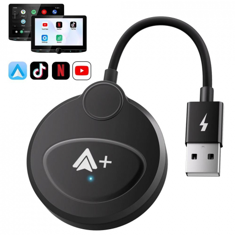 Adaptor android auto wireless, netflix, youtube, tik tok [0]