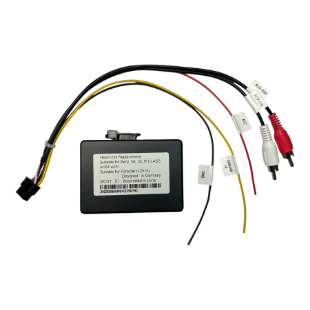Adaptoare fibra optica - Adaptor Audio MOST pentru Mercedes-Benz și Porsche cu Amplificator Original pe Fibră Optică ML, GL, R-CLASS