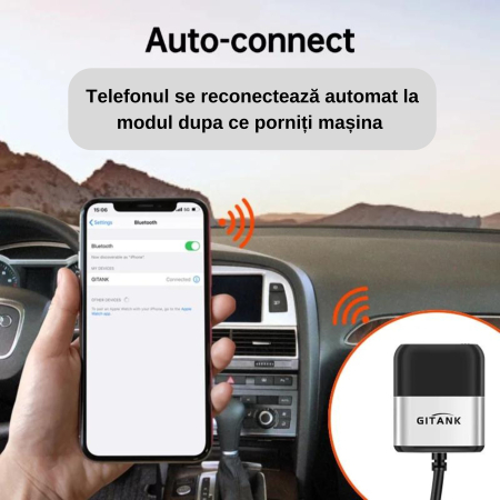 GITANK Bluetooth 5.0 – Streaming Muzical Wireless pentru Audi, VW și Mercedes [3]