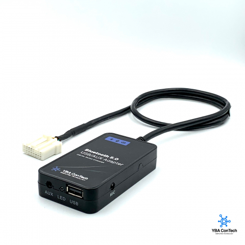 Adaptor Bluetooth 5.0 USB AUX IN pentru muzica si apeluri telefonice  Mazda 2 3 4 5