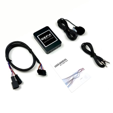 BMW - Modul Adaptor Bluetooth WEFA compatibil cu BMW și MINI 6+3 pini pentru muzică, apeluri handsfree, AUX și USB