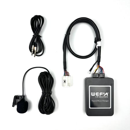 Adaptor Bluetooth WEFA  5.0 cu Microfon, USB și AUX-IN –Volkswagen, Skoda, Audi, Seat, Caliate audio  CD, MP3, FLAC, Plug and play [2]