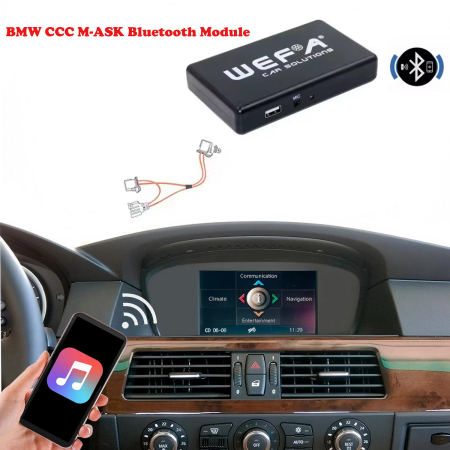 Interfață Bluetooth BMW Sistem CCC MOST X5, E60, E81 – Redare Muzică & Apeluri Hands-Free [6]