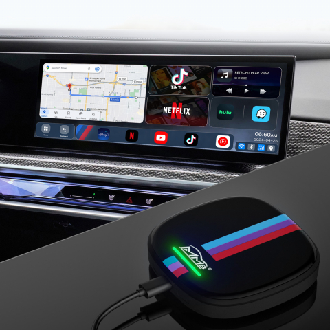 Modul Android box versiune 13.0 pentru BMW pentru redare video, youtube, netflix  Carplay, Android Auto TV [9]