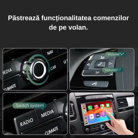 Modul Carplay, Android Auto Volkswagen Touareg 2011-2017 RNS 850 8 inch [4]