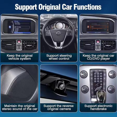 Modul Carplay, Android Auto Wireless Volvo S60, V40, V60, XC60 2015–2019) [4]