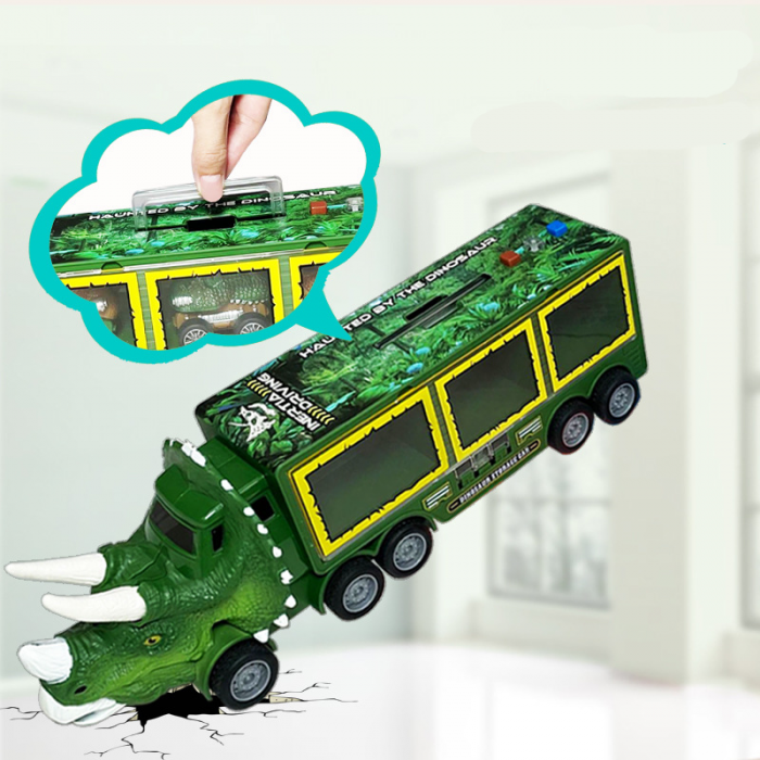 Camion cu dinozauri de jucarie pentru copii [4]
