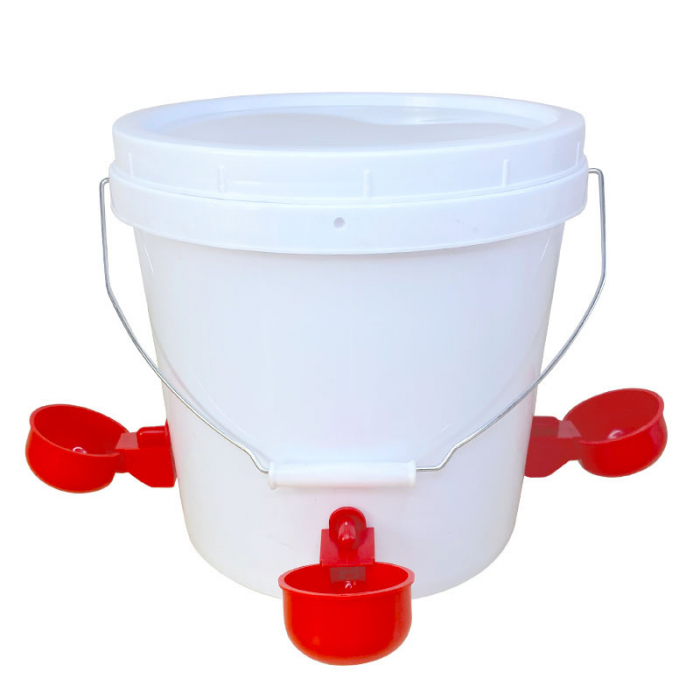 set furnizare apa pentru pasari de curte gaini, gaste, rate [2]