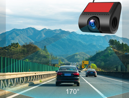 Cameră Auto Față-Spate Inteligranta 1080p USB cu Sistem ADAS și unghi larg 140° [9]