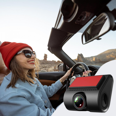 Cameră Auto Față-Spate Inteligranta 1080p USB cu Sistem ADAS și unghi larg 140° [2]