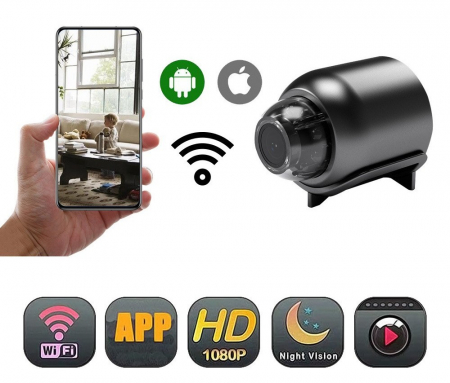 Cameră Mini Wireless pentru Supraveghere de Înaltă Calitate [1]