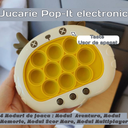 Jucarie Pop It Electronica Interactiva pentru copii [5]