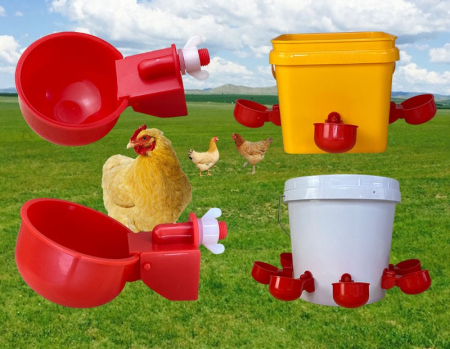 set furnizare apa pentru pasari de curte gaini, gaste, rate [7]