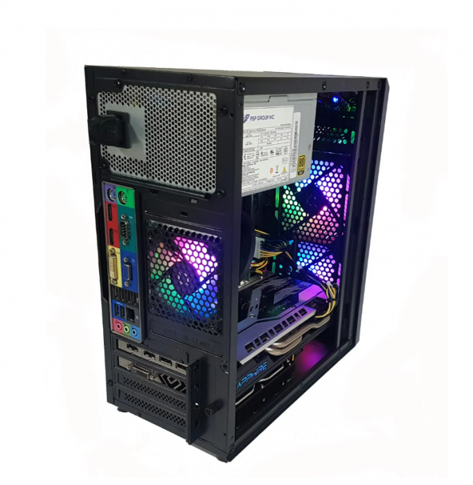 Calculator gaming Intel Haswell i5 4670, 16GB DDR3, SSD 240GB + HDD 500GB, video SAPPHIRE NITRO+ RADEON RX 580 4GB GDDR5 256 BIT [5]