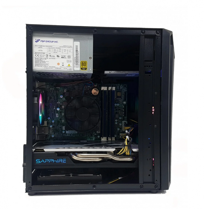 Calculator gaming Intel Haswell i5 4670, 16GB DDR3, SSD 240GB + HDD 500GB, video SAPPHIRE NITRO+ RADEON RX 580 4GB GDDR5 256 BIT [3]