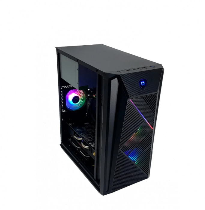 Calculator gaming Intel Ivy Bridge i7 3770, 16GB DDR3, SSD 240GB + HDD 500GB, video ASUS RX 570 4GB GDDR5, 256-bit, DVI [2]