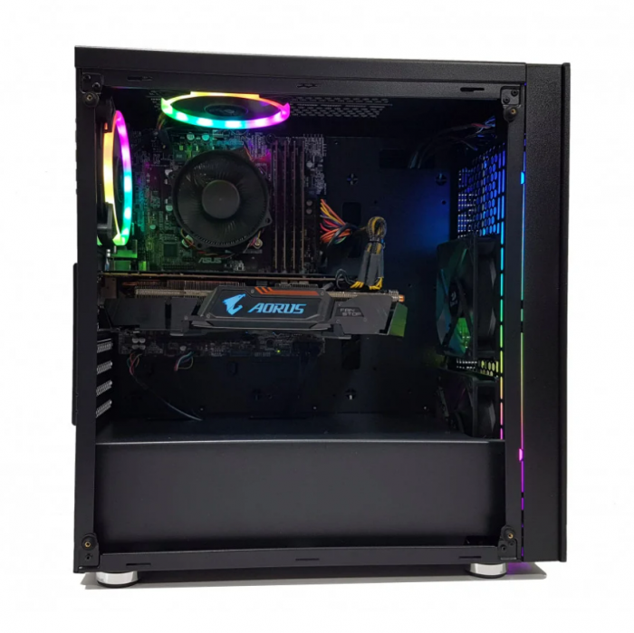 Calculator Gaming Intel Skylake Core i7 7700, 16GB DDR4, SSD 512GB +4TB HDD, video Gigabyte AORUS GeForce GTX 1080 Ti 11G, 11GB GDDR5, 352-bit telecomanda RGB [3]