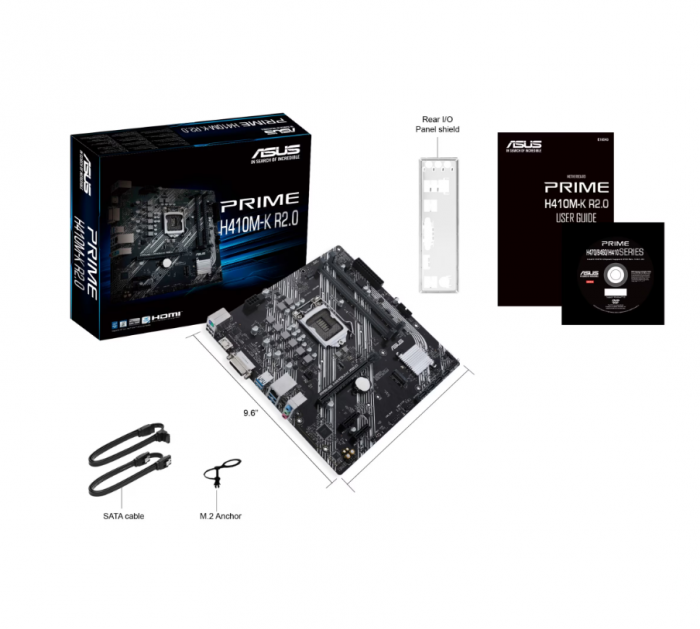 Placa de baza ASUS PRIME H410M-K R2.0, Socket 1200 [2]