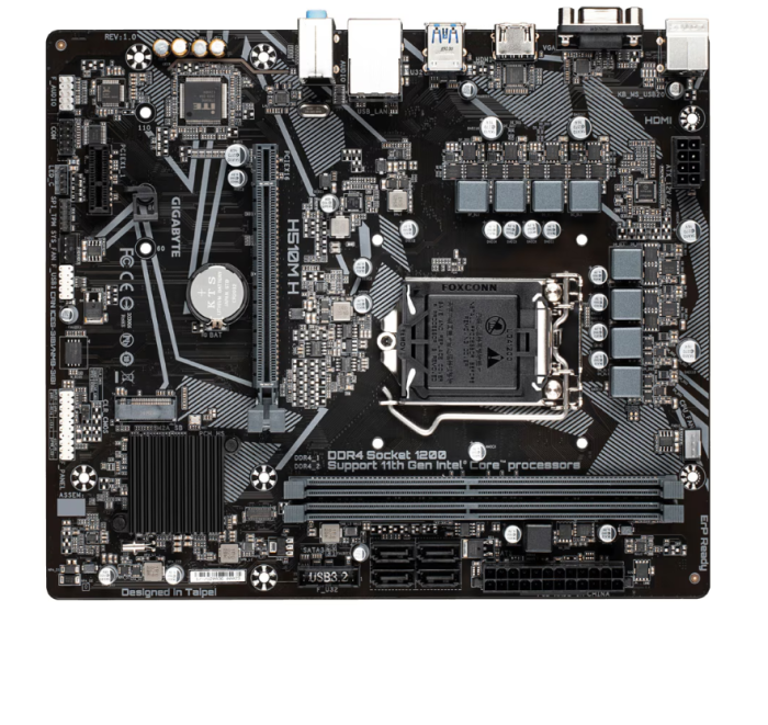 Placa de baza Gigabyte H510M H, Socket 1200 [3]
