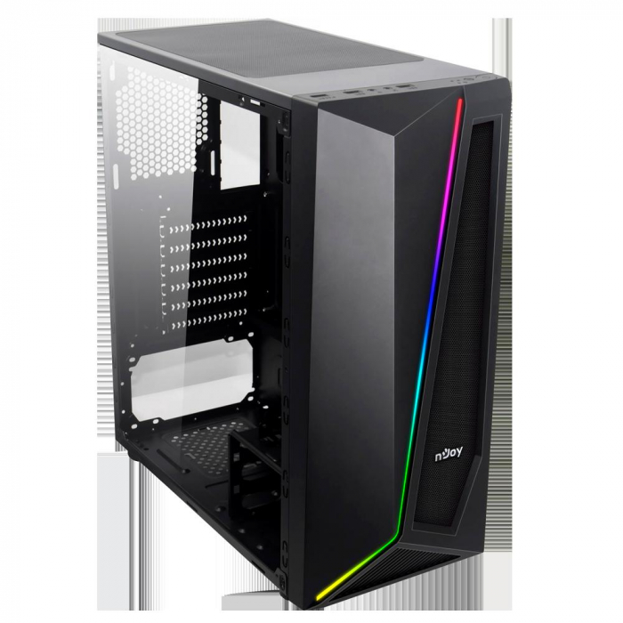 Sistem Desktop PC Gaming RGB cu Procesor Intel® Core™ i5-12400, 2.5GHz, 18MB, Socket 1700, 16GB DDR4, 2TB HDD, 256GB SSD, GeForce® RTX 3060 Ti 8GB GDDR6 [2]