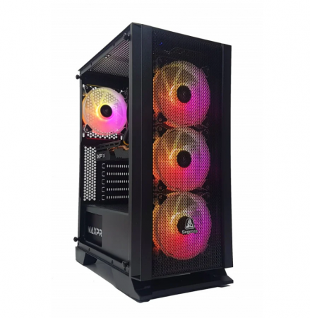 Calculatoare GAMING - Calculator Gaming Intel Kaby Lake Core i5 7500, 16GB DDR4, SSD 256GB + 1TB HDD, video XFX Radeon RX 580 GTS XXX Edition 8GB GDDR5 256-bit, Telecomanda