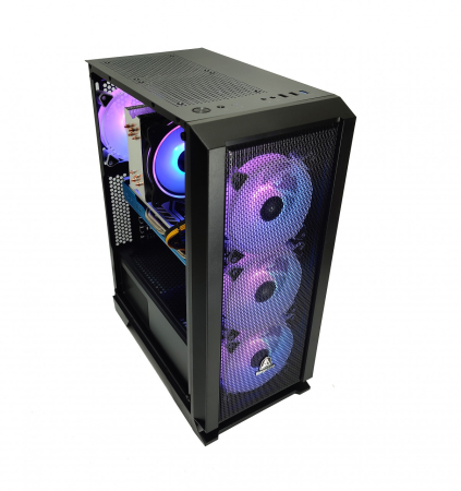 Calculator Gaming Intel Skylake Core i7 6700, 16GB DDR4, SSD NVME 512GB + 1TB HDD, video Sapphire NITRO+ RX 590 GME Special Edition 8GB GDDR5 256-bit, Telecomanda ARGB [2]