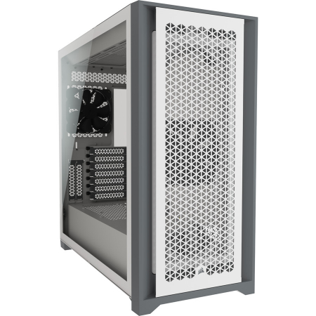 Carcasa Corsair 5000D AIRFLOW Tempered Glass, Mid-Tower, fara sursa, ATX, White Carcase - Carcasa Corsair 5000D AIRFLOW Tempered Glass, Mid-Tower, fara sursa, ATX, White