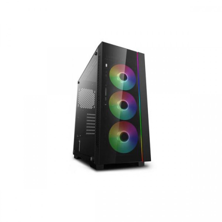 Carcasa Deepcool Matrexx 55 V3 ADD-RGB 3F, Mid Tower, Tempered Glass Negru Carcase - Carcasa Deepcool Matrexx 55 V3 ADD-RGB 3F, Mid Tower, Tempered Glass Negru