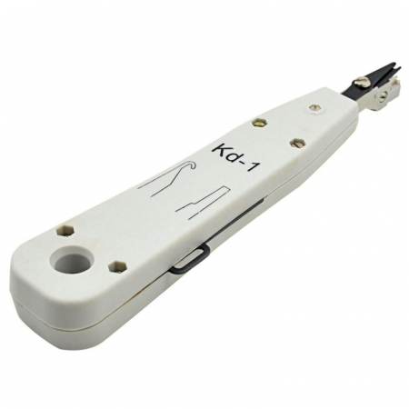 Retelistica - Cleste sertizat tip Krone cu gheara de extractie pentru patch panel & keyston