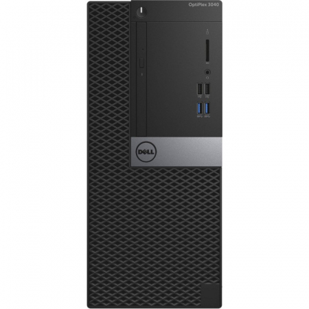 Calculatoare Refurbished - Desktop PC DELL OptiPlex 3040 MT, Procesor Intel Core i3-6100 3.7GHz Skylake, 8GB DDR3, SSD 256GB + 500GB HDD, GMA HD 530