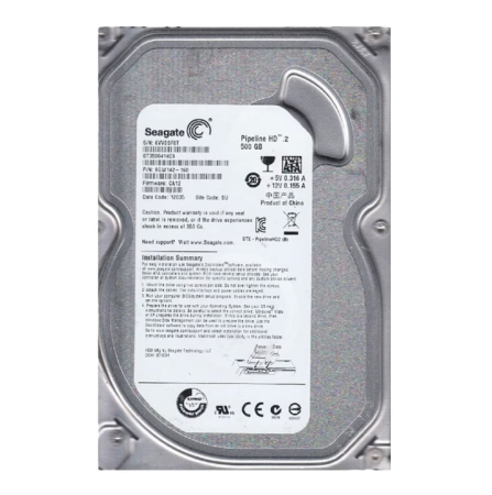 Hard Disk - HDD Seagate BarraCuda 500GB 3.5" SATA III