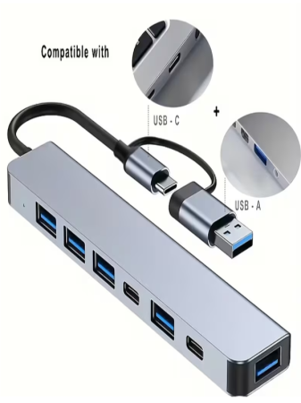 Hub-uri - Hub USB 7 in 1