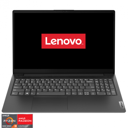Laptop Lenovo V15 G2 ALC cu procesor AMD Ryzen 3 5300U, 15.6", Full HD, 8GB, 256GB SSD, AMD Radeon Graphics, No OS, Black Laptop / Notebook  NOI - Laptop Lenovo V15 G2 ALC cu procesor AMD Ryzen 3 5300U, 15.6", Full HD, 8GB, 256GB SSD, AMD Radeon Graphics, No OS, Black