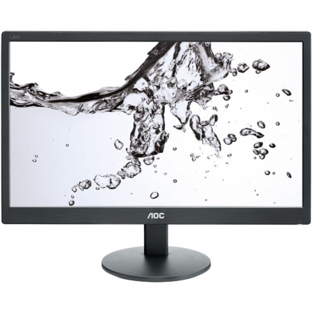 Monitoare - Monitor LED AOC 19.5", Wide, Negru Lucios, E2070SWN