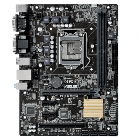 Placa de baza ASUS H110M-C, Socket 1151 Componente PC - Placa de baza ASUS H110M-C, Socket 1151