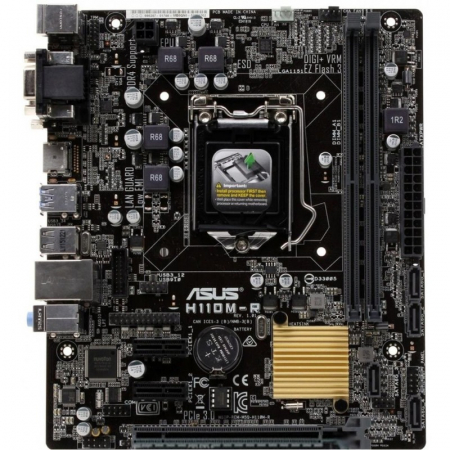 Placa de baza ASUS H110M-R/C/SI, Socket 1151, Bulk Componente PC - Placa de baza ASUS H110M-R/C/SI, Socket 1151, Bulk