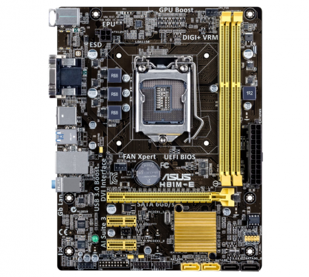 Placa de baza ASUS H81M-E, Socket 1150 Componente PC - Placa de baza ASUS H81M-E, Socket 1150