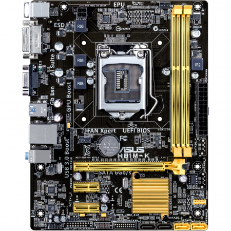 Placa de baza Asus H81M-K, socket 1150 Componente PC - Placa de baza Asus H81M-K, socket 1150
